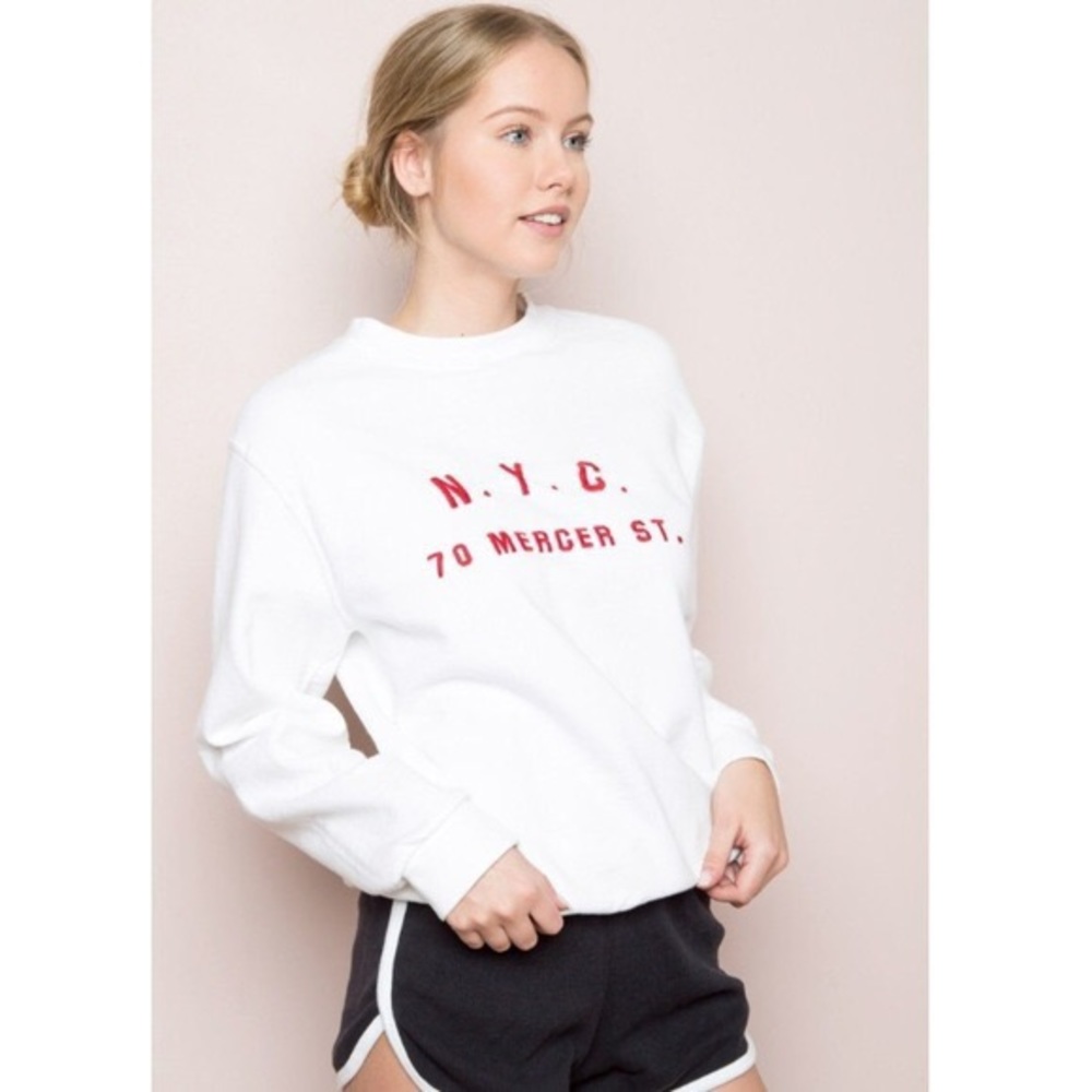 brandy melville mercer st crewneck
